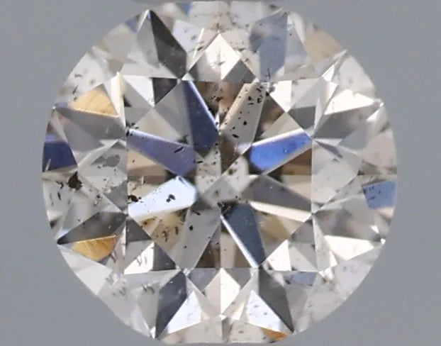 0.36ct Round Natural Diamond (Colour Very Light Brown, Clarity SI2, Cut VG, IGI Certified)