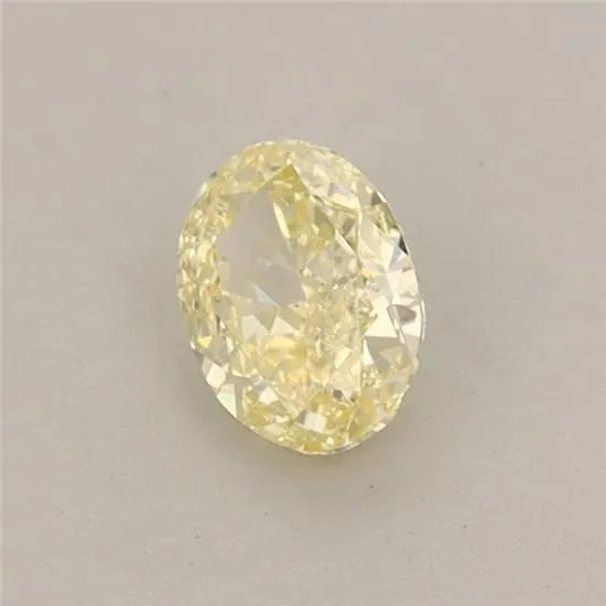 0.38ct Oval Lab Grown Diamond (Colour Fancy Intense Yellow, Clarity VVS2, IGI Certified)