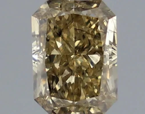 0.54ct Radiant Lab Grown Diamond (Colour Fancy Light Gray Yellow, Clarity SI2, IGI Certified)