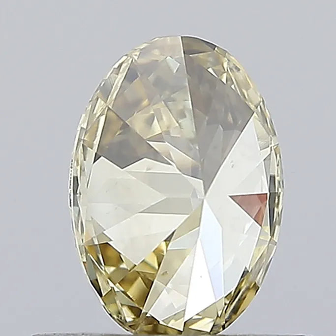 0.55ct Oval Lab Grown Diamond (Colour Fancy Intense Yellow, Clarity VS1, IGI Certified)