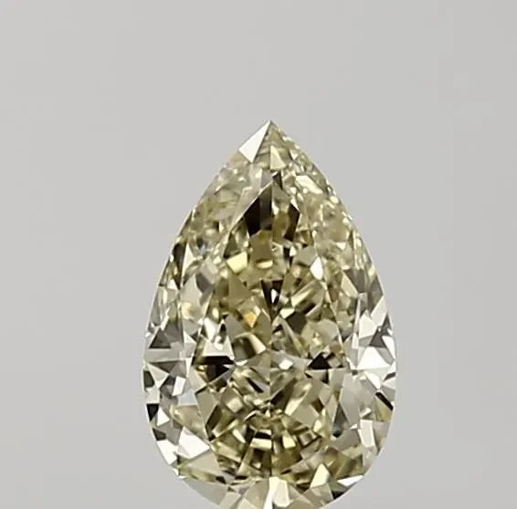 0.90ct Pear Natural Diamond (Colour Fancy Yellow, Clarity VS1, GIA Certified)