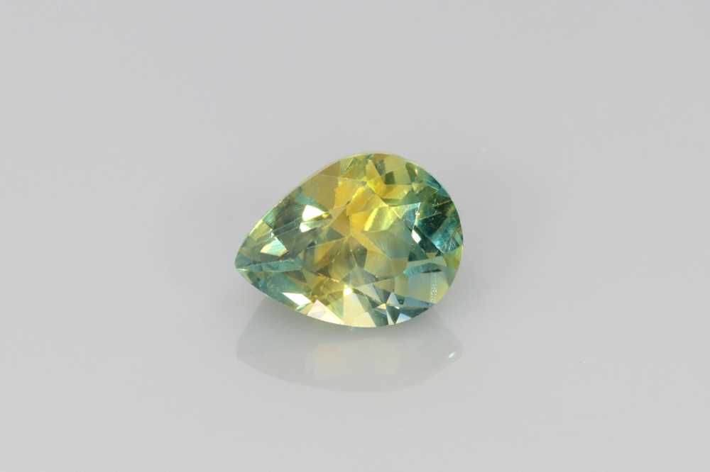 1.23ct Pear Natural Sapphire (Colour Bicolor, Clarity Eye Clean, Cut Faceted)