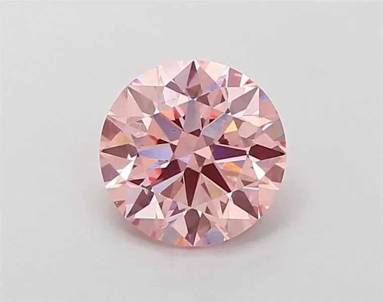1.50ct Round Lab Grown Diamond (Colour Fancy Intense Pink, Clarity VS1, Cut ID, IGI Certified)