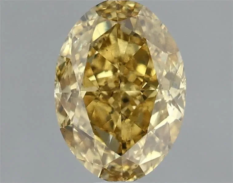 1.11ct Oval Lab Grown Diamond (Colour Fancy Vivid Yellow, Clarity VS2, IGI Certified)