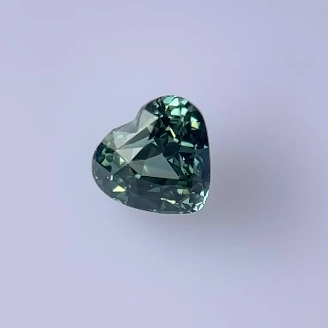 2.20ct Heart Natural Sapphire (Colour Teal, Clarity Eye Clean, Cut Faceted)