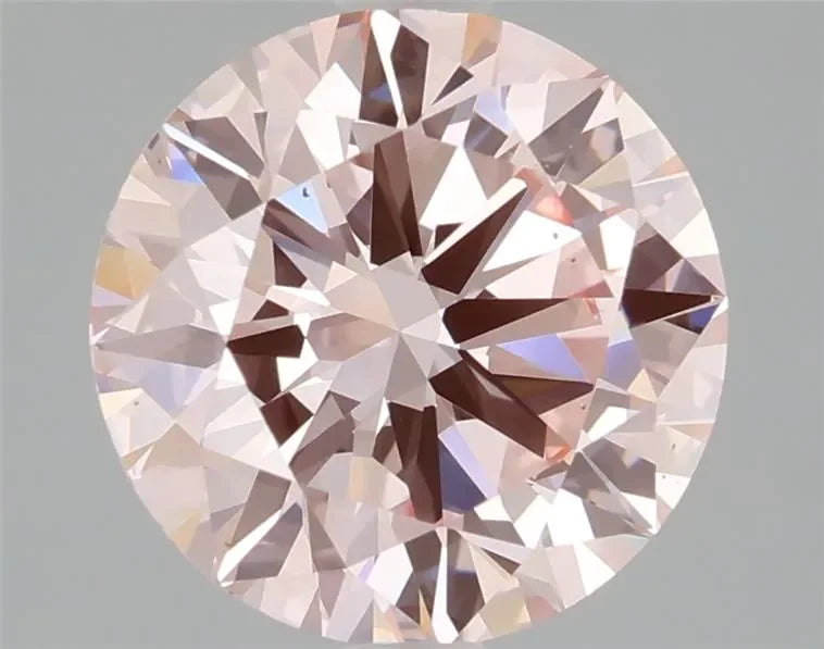 2.50ct Round Lab Grown Diamond (Colour Fancy Intense Pink, Clarity VS1, Cut EX, IGI Certified)