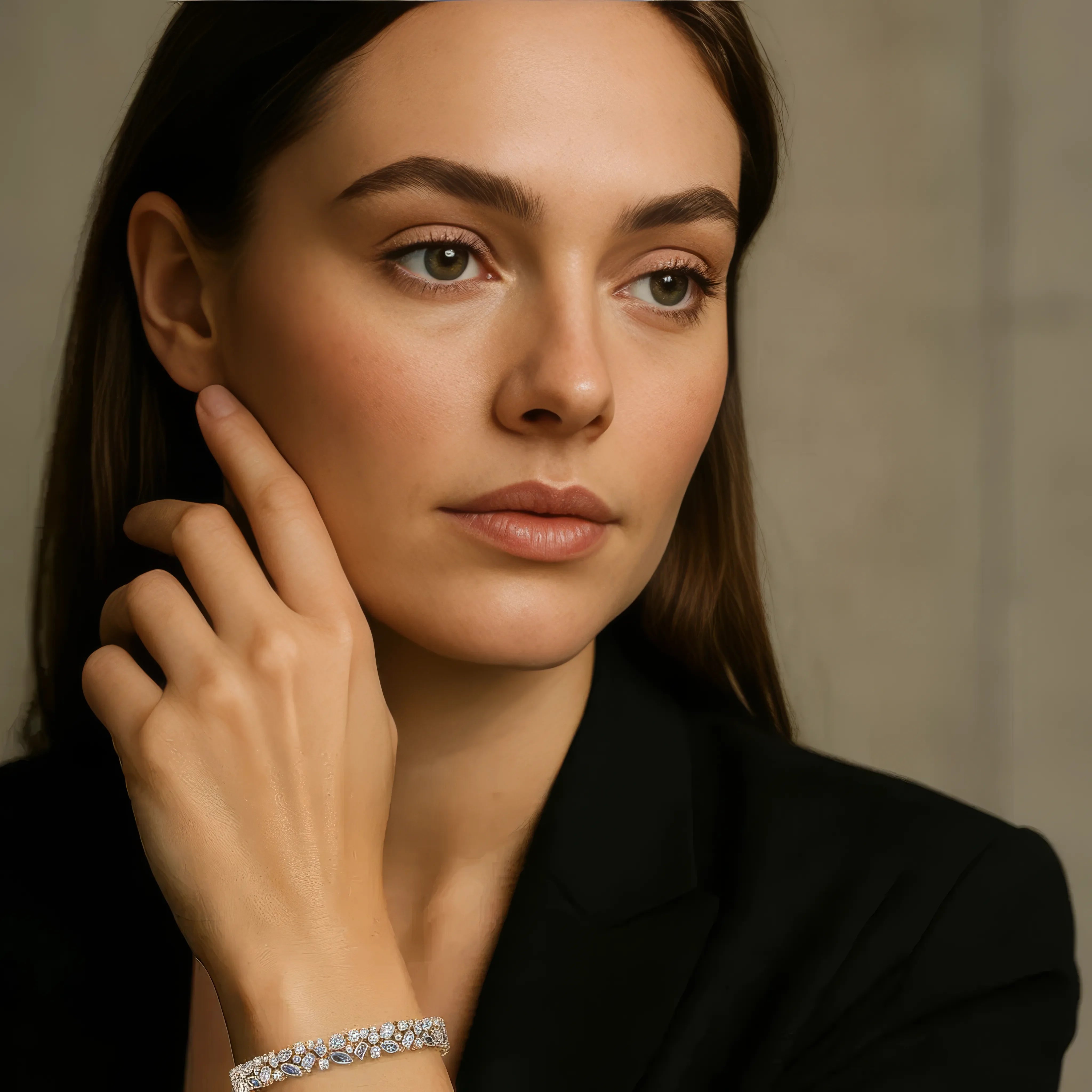 Tennisarmbånd BR-18 med lab grown diamanter – Fancy Shapes – 12.20 ct