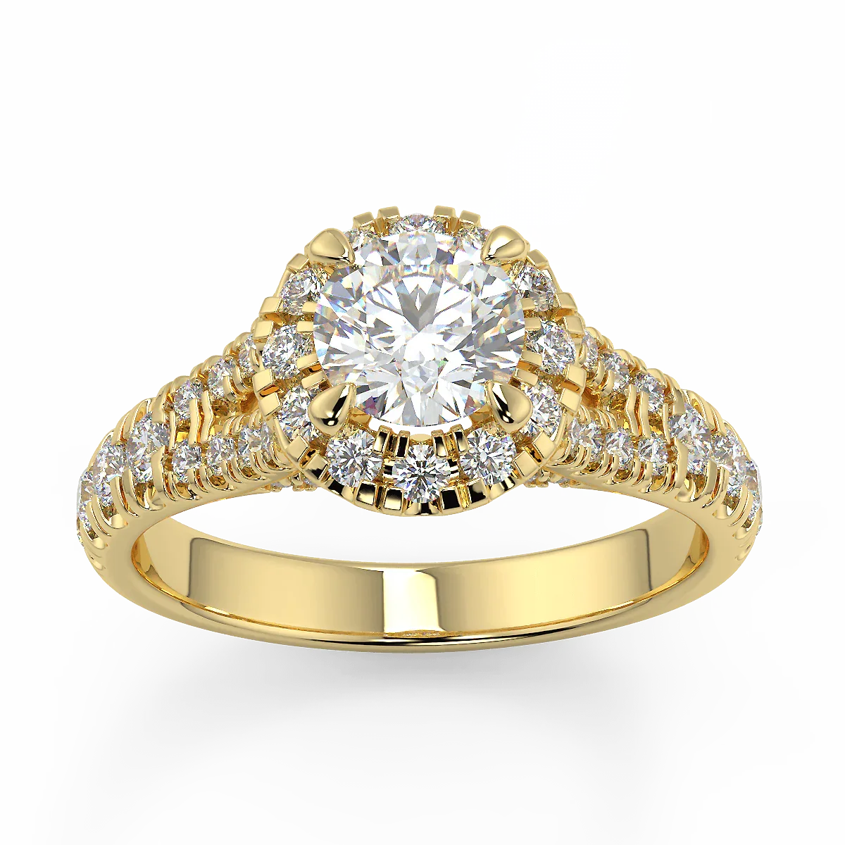 Unika Solitairering MED 0.83 CT Brillanter