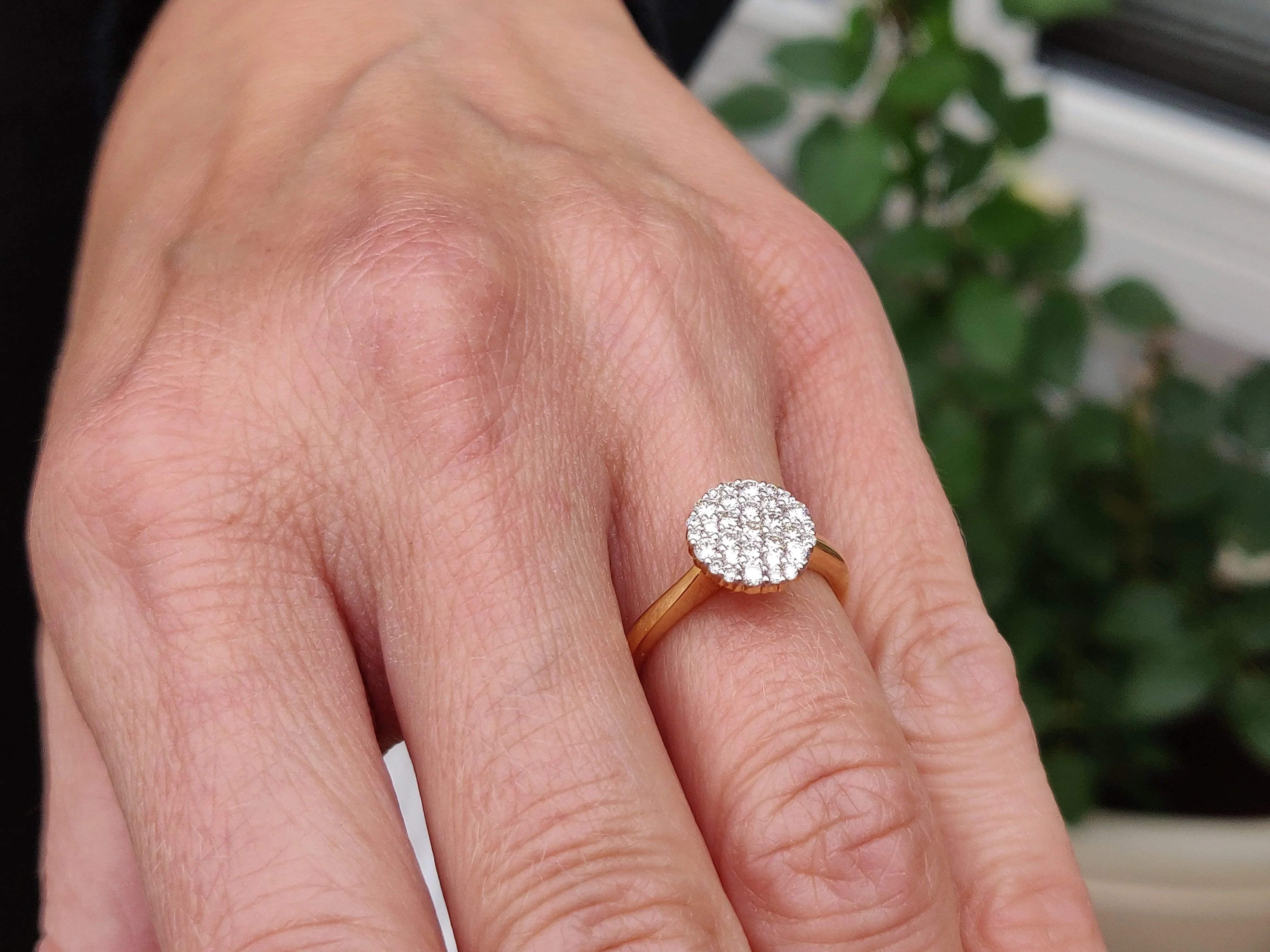 Diamantring i 14 Karat Gulguld med 0.50 CT Diamanter | MANICH