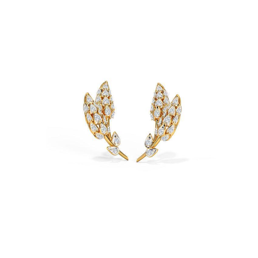 Diamantørestikker i 14 KT Guld med 0.36 CT Diamanter | MANICH