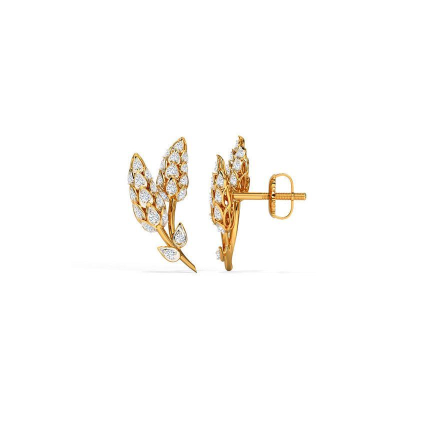 Diamantørestikker i 14 KT Guld med 0.36 CT Diamanter | MANICH