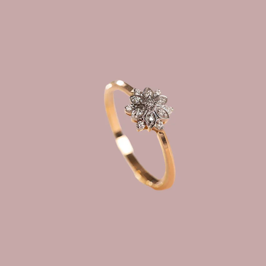 Diamantring i 14 Karat Gulguld med 0.08 CT Diamanter | MANICH