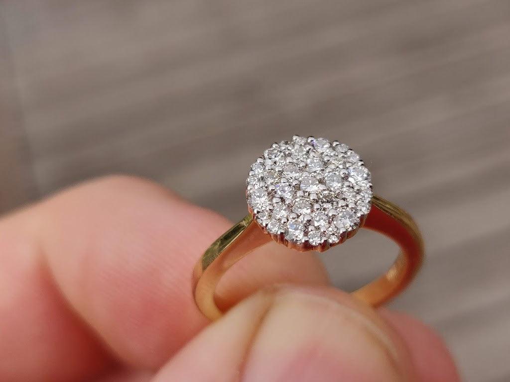 Diamantring i 14 Karat Gulguld med 0.50 CT Diamanter | MANICH
