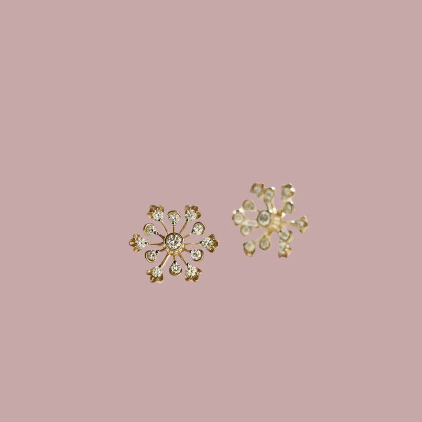Diamantørestikker i 14 KT Guld med 0.24 CT Diamanter | MANICH
