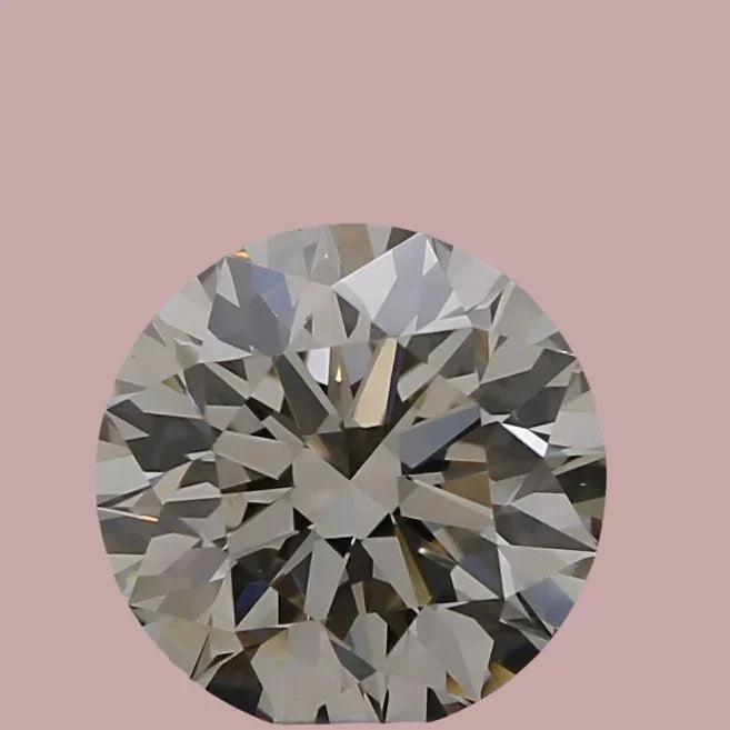 Rund Diamant 0.40 CT - Light Brown, Triple Excellent, VS1 | MANICH