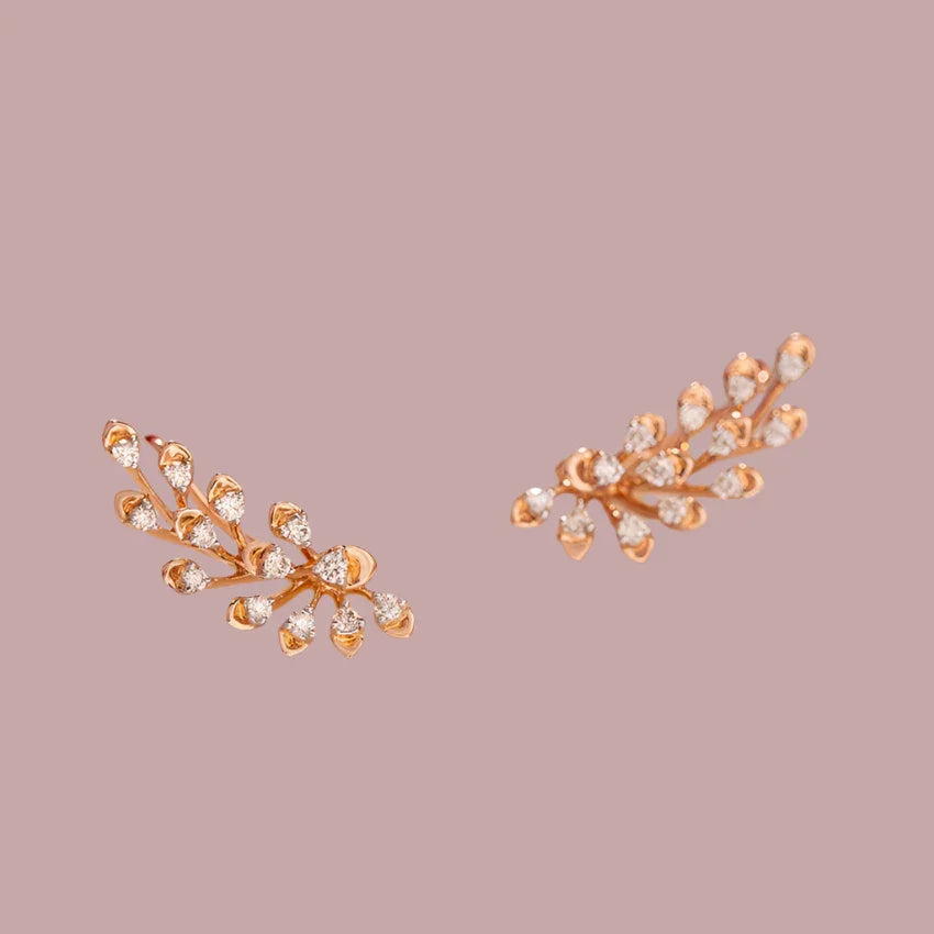 Manich® Ear Cuffs i 14 KT Guld med 0.40 CT Diamanter | MANICH