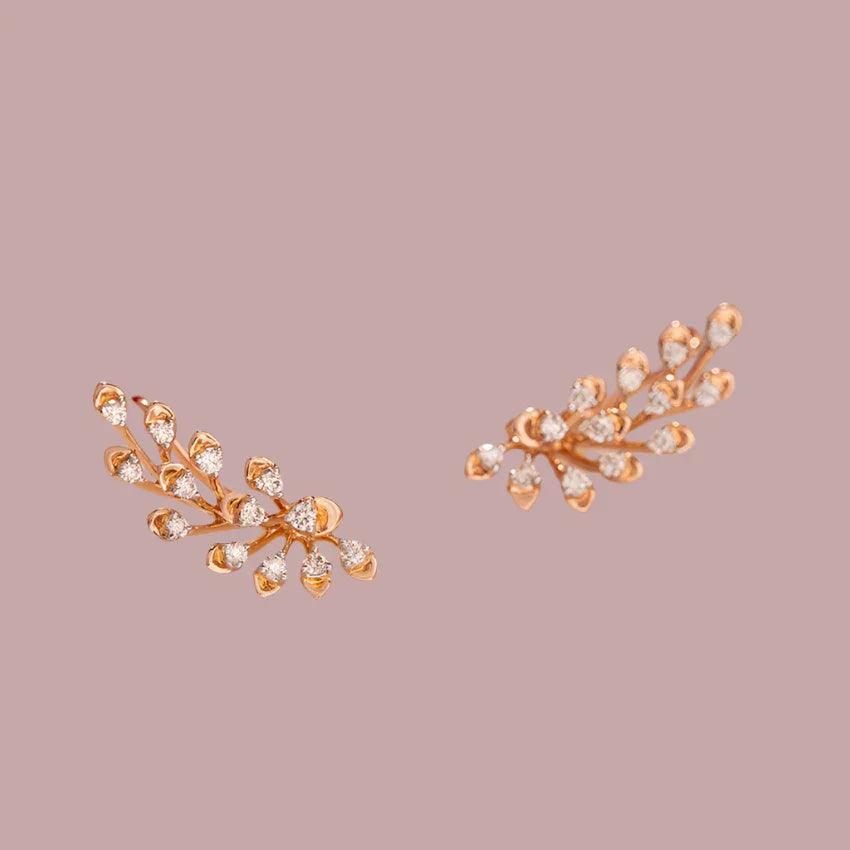Manich® Ear Cuffs i 14 KT Guld med 0.40 CT Diamanter | MANICH