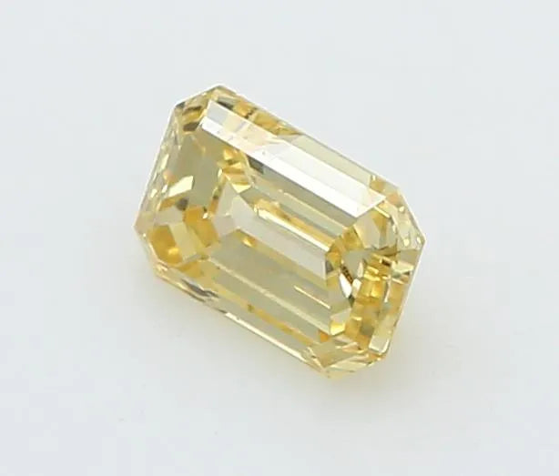 0.21ct Emerald Lab Grown Diamond (Colour Fancy Yellow, Clarity VS1, IGI Certified)