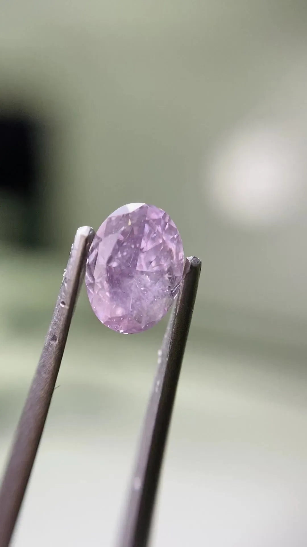 0.52ct Oval Natural Diamond (Colour Fancy Pink, Clarity I3, GIA Certified)