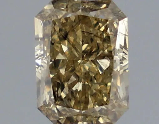 0.54ct Radiant Lab Grown Diamond (Colour Fancy Light Gray Yellow, Clarity SI2, IGI Certified)