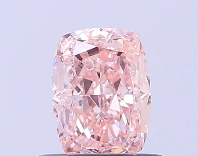0.58ct Cushion modified Lab Grown Diamond (Colour Fancy Intense Pink, Clarity VS2, IGI Certified)