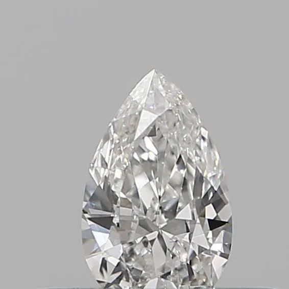 0.07 CT Pear Diamant - G Farve, VS2 Klarhed, VG Skår, IGI | MANICH