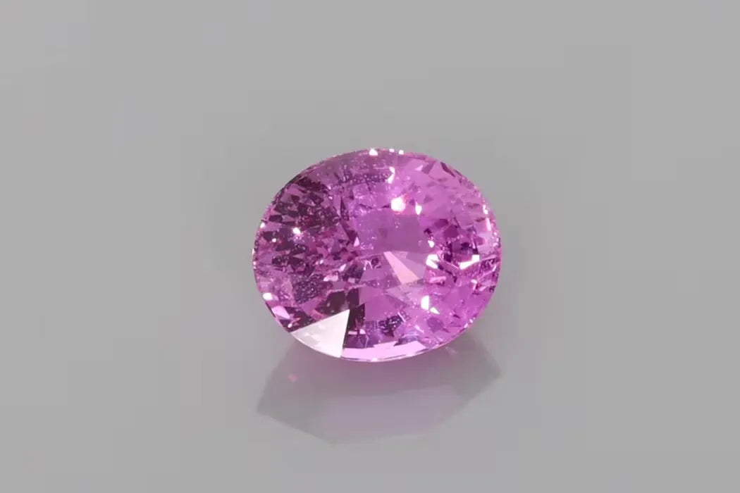 2.05ct Oval Natural Sapphire (Colour Pink, Clarity Eye Clean, Cut Faceted)