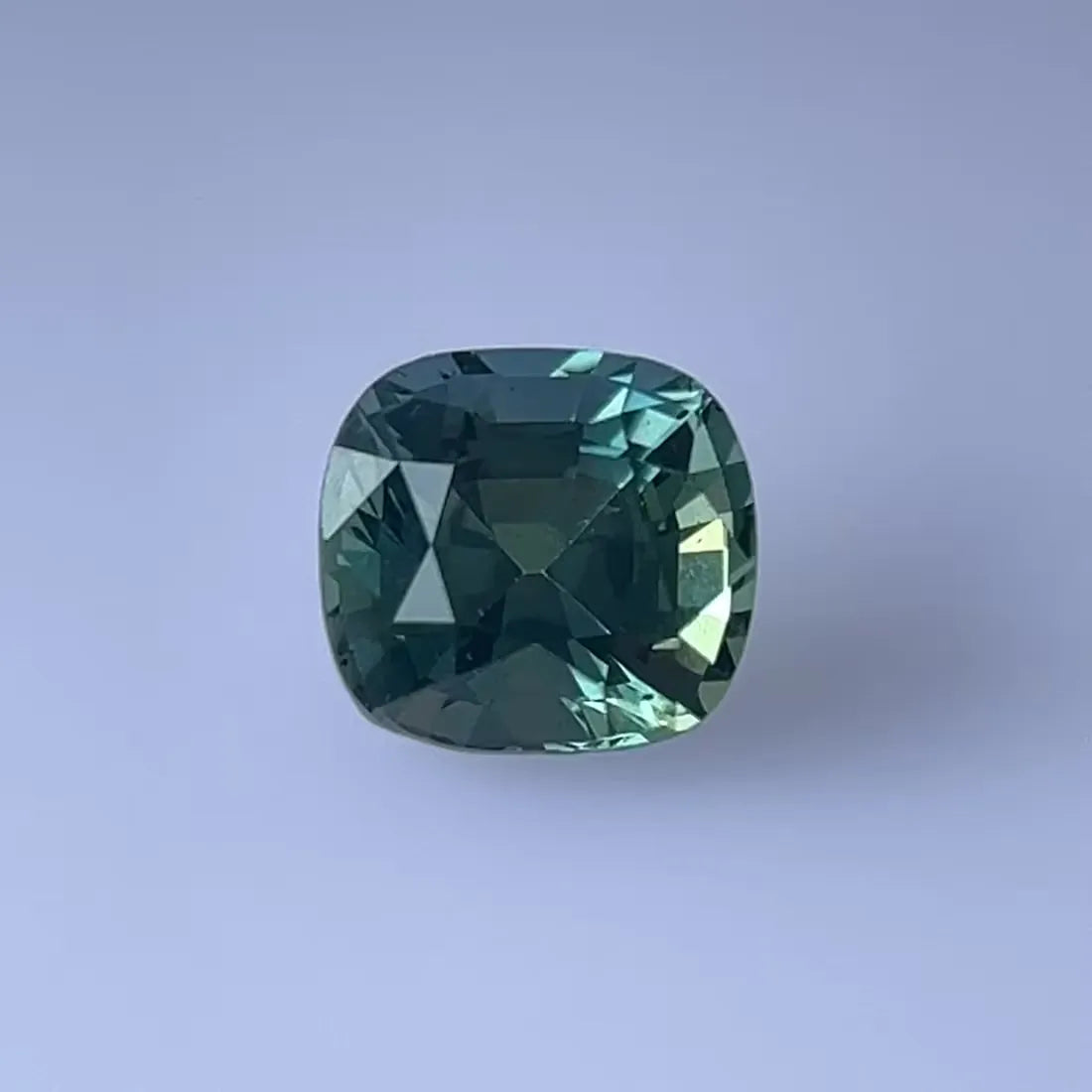 2.29ct Cushion Natural Sapphire (Colour Teal, Clarity Eye Clean, Cut Faceted)