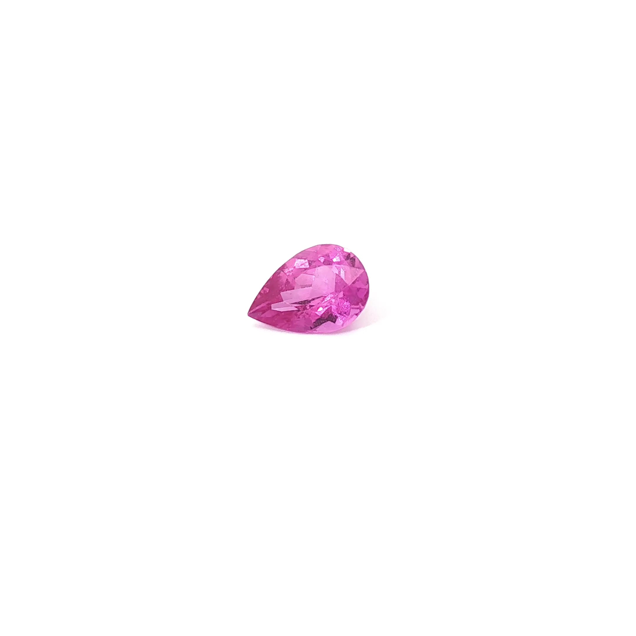 2.40ct Pear Natural Sapphire (Colour Pink, Clarity Slightly Included, Cut Faceted)