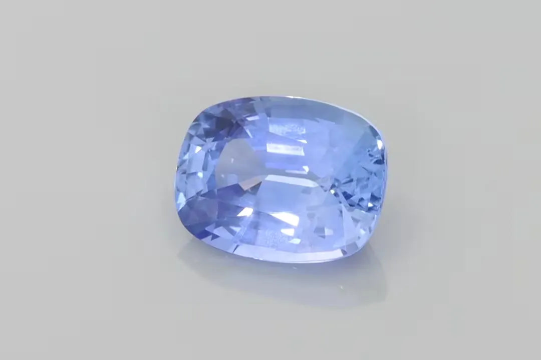 2.51ct Cushion Natural Sapphire (Colour Blue, Clarity Eye Clean, Cut Faceted)