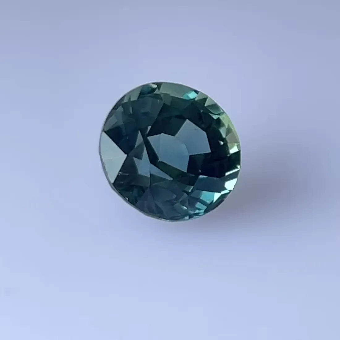 2.55ct Round Natural Sapphire (Colour Teal, Clarity Eye Clean, Cut Faceted)