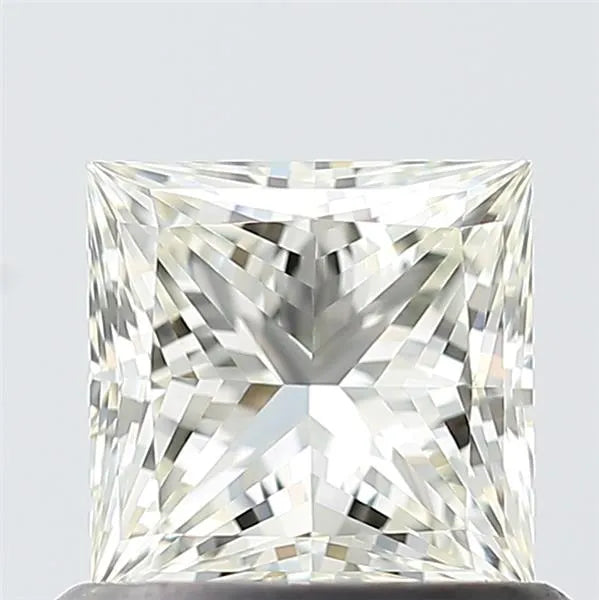 0.70ct Princess Natural Diamond (Colour I, Clarity IF, Cut EX, IGI Certified)