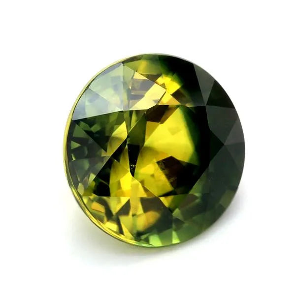 4.59ct Round Natural Sapphire (Colour Multicolor, Clarity Eye Clean, Cut Faceted)
