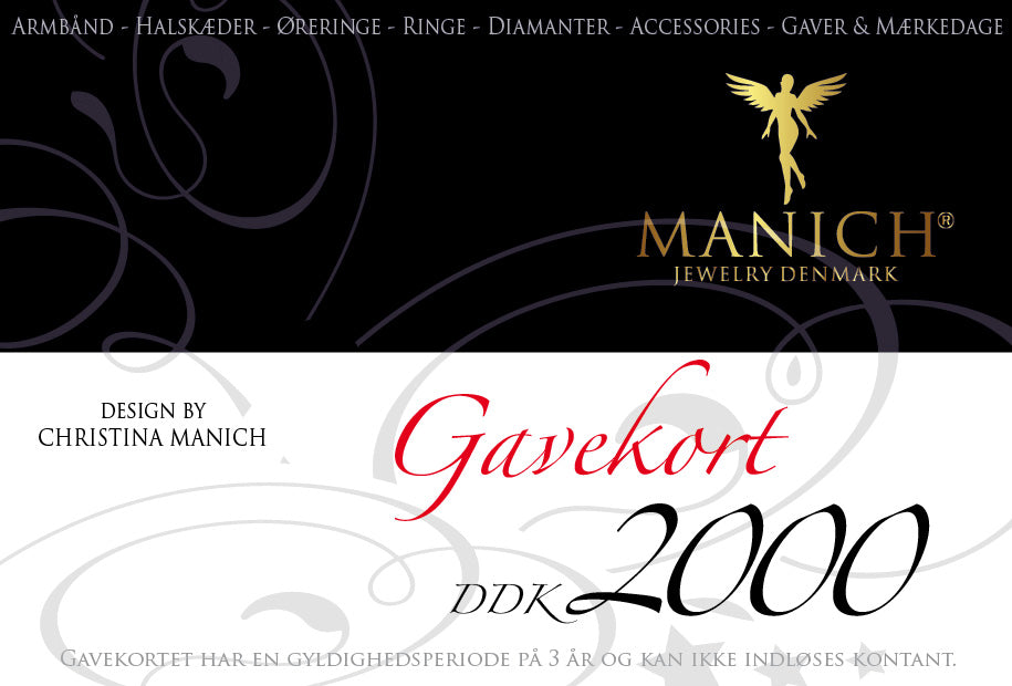 Manich Jewelry Gavekort | Den Perfekte Smykkegave