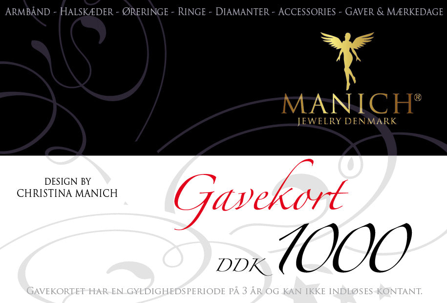 Manich Jewelry Gavekort | Den Perfekte Smykkegave