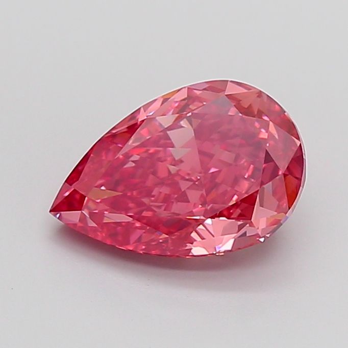 3.70 ct Fancy Vivid Pink Diamant – Pæreform | VS1 | Lab-grown (CVD)